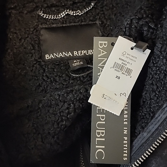 Banana Republic Vegan Shearling Jacket - Picture 7 of 8
